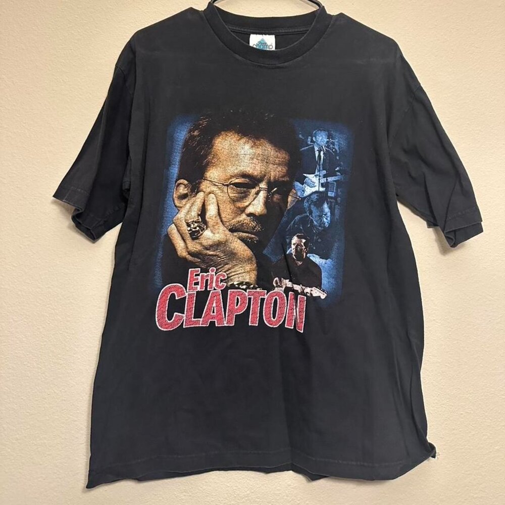 Vintage 90s Eric Clapton Black Concert Tee
